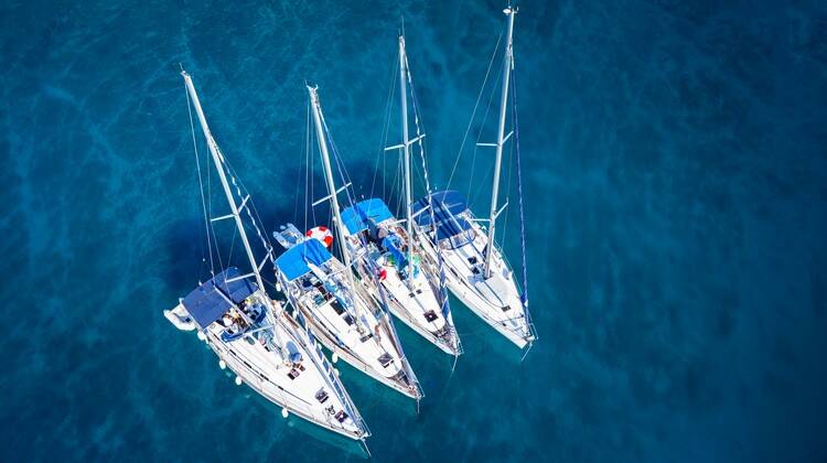 Leer Zeilen in Kroatië